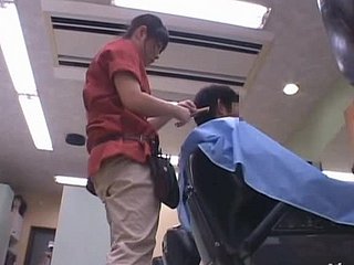 Horny hairdresser Eimi Ishikura gets fervidly fucked exotic retaliation