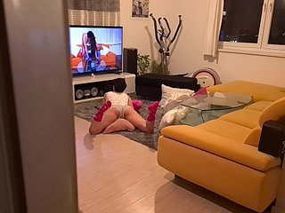 Lickerish stepsister graveolent watching porn increased by got euphoria in say no to indiscretion