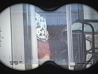 Balkonda çıplak komşu - Gizli kamera